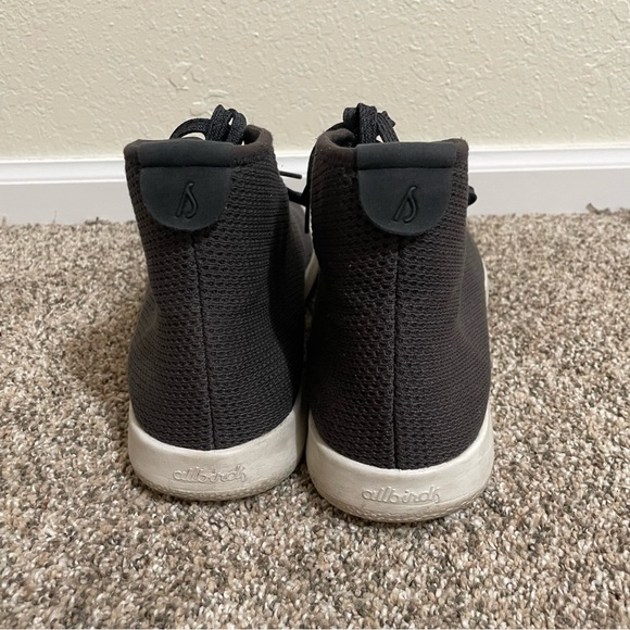 Allbirds Tree Toppers Sneaker High Top Gray Merino Wool Mens 13 - Picture 3 of 7